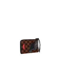 SPRAYGROUND® WALLET SHARKS IN PARIS CLEAR FOR TAKEOFF ZIP-OUT WALLET