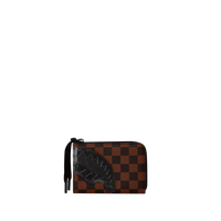 SPRAYGROUND® WALLET SHARKS IN PARIS CLEAR FOR TAKEOFF ZIP-OUT WALLET
