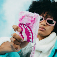 SPRAYGROUND® WALLET PINK CAMO FAUX FUR WALLET