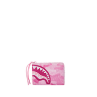 SPRAYGROUND® WALLET PINK CAMO FAUX FUR WALLET