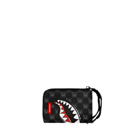 SPRAYGROUND® WALLET SHARKS IN PARIS WTF BUBBLY BLACK CHECK WALLET