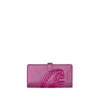 SPRAYGROUND® WALLET METALLIC PINK METALLIC DRIP SINGLE FOLD WALLET