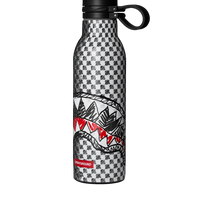 SPRAYGROUND® WATER BOTTLE DOODLE CHECK SPLIT WATER BOTTLE