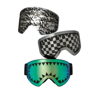 SPRAYGROUND® APPAREL GRAFFITI SKI GOGGLES SET (3 INTERCHANGEABLE LENSES)