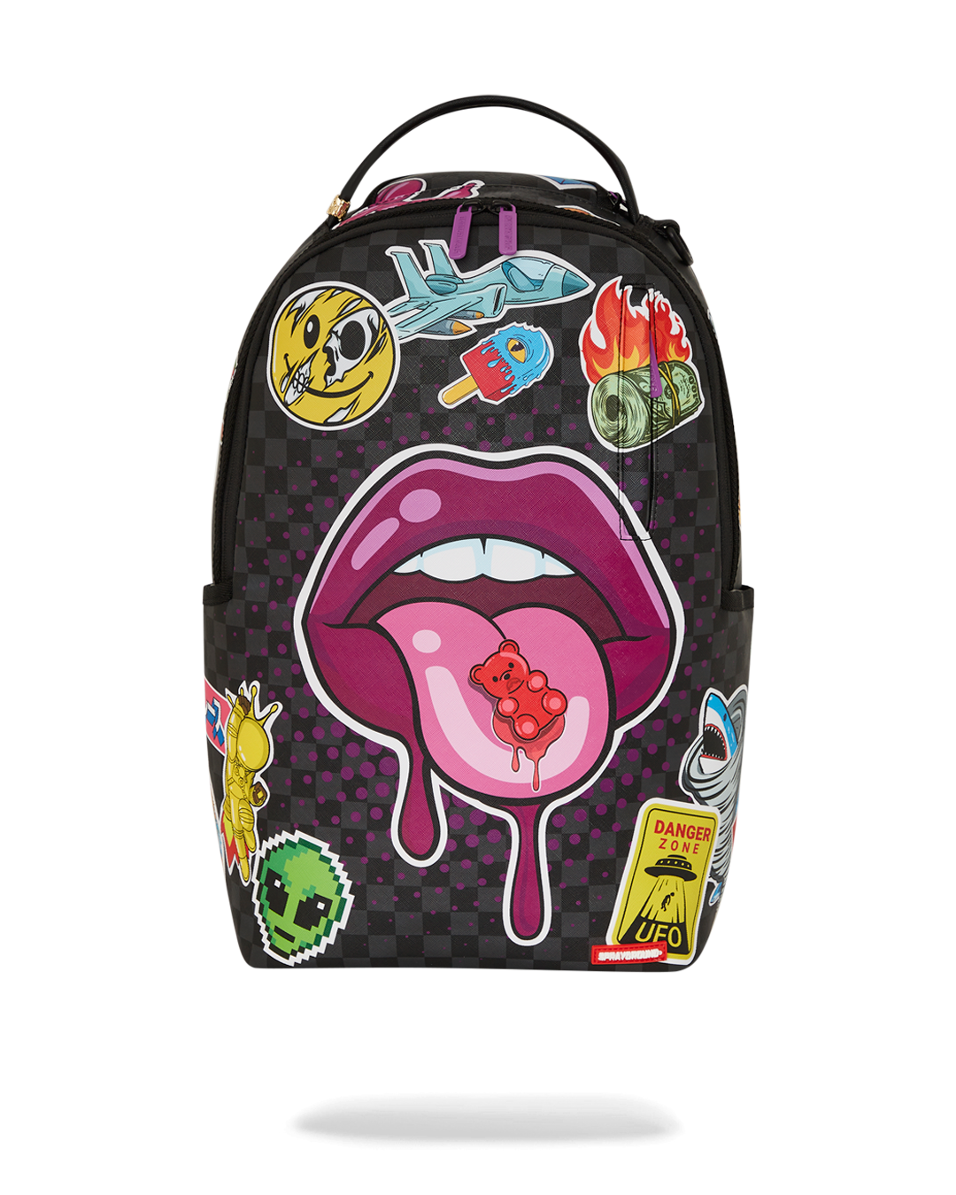 Sprayground Tasty DLXSV Backpack Sprayground Spray Split Night Camo DLXSV Backpack Black in  main image 4