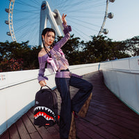 SPRAYGROUND® BACKPACK SHARK CENTRAL DENIM VENOM BACKPACK