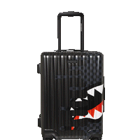 SPRAYGROUND® LUGGAGE UNFINISHED SHARK HARD SHELL CARRY-ON LUGGAGE