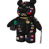 SPRAYGROUND® BACKPACK JAMES FLAGS MONEY BEAR BACKPACK