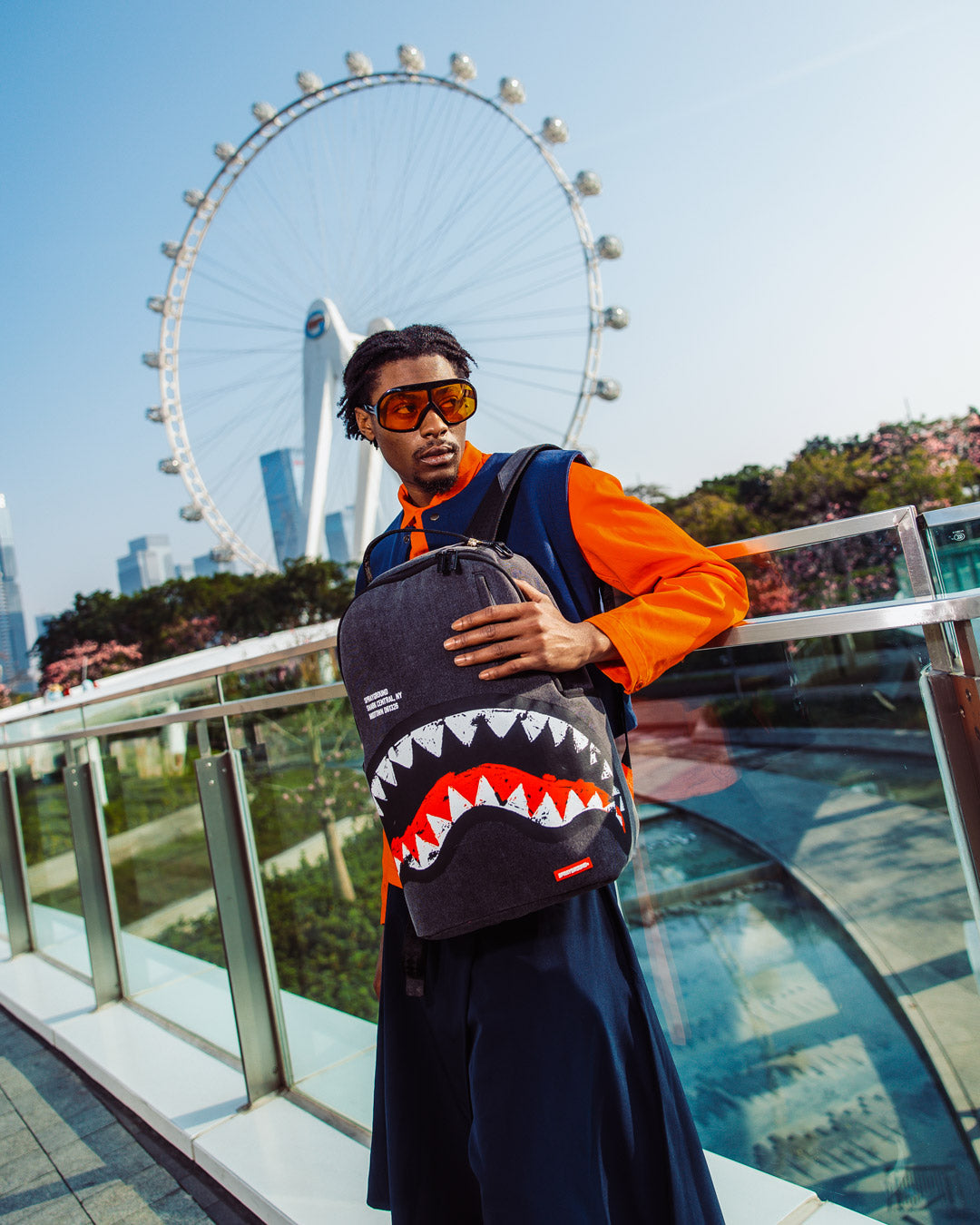 SHARK CENTRAL DENIM VENOM BACKPACK – SPRAYGROUND®