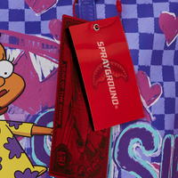 SPRAYGROUND® TOTE SUSIE CRAYON SHARK MESSENGER TOTE