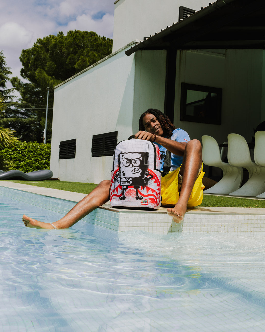 SPRAYGROUND® BACKPACK SPONGEBOB STENCIL WALL DLXR BACKPACK