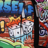 SPRAYGROUND® BACKPACK MONOPOLY GRAFFITI GOLD RUSH DLXR BACKPACK