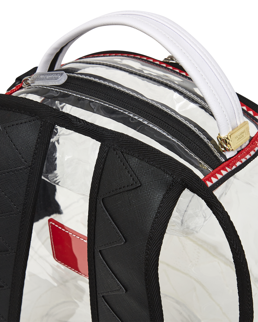 SPRAYGROUND® BACKPACK VSM PIPING DLX CLEAR BACKPACK