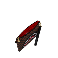 SPRAYGROUND® POUCHETTE SAWTOOTH SHARKS IN PARIS CROSSOVER CLUTCH