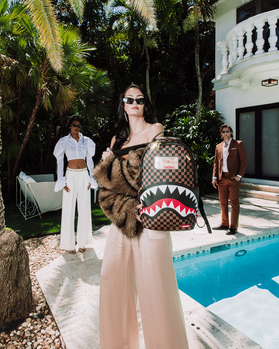 SPRAYGROUND® BACKPACK SHARKS IN PARIS LOST & FOUND BACKPACK
