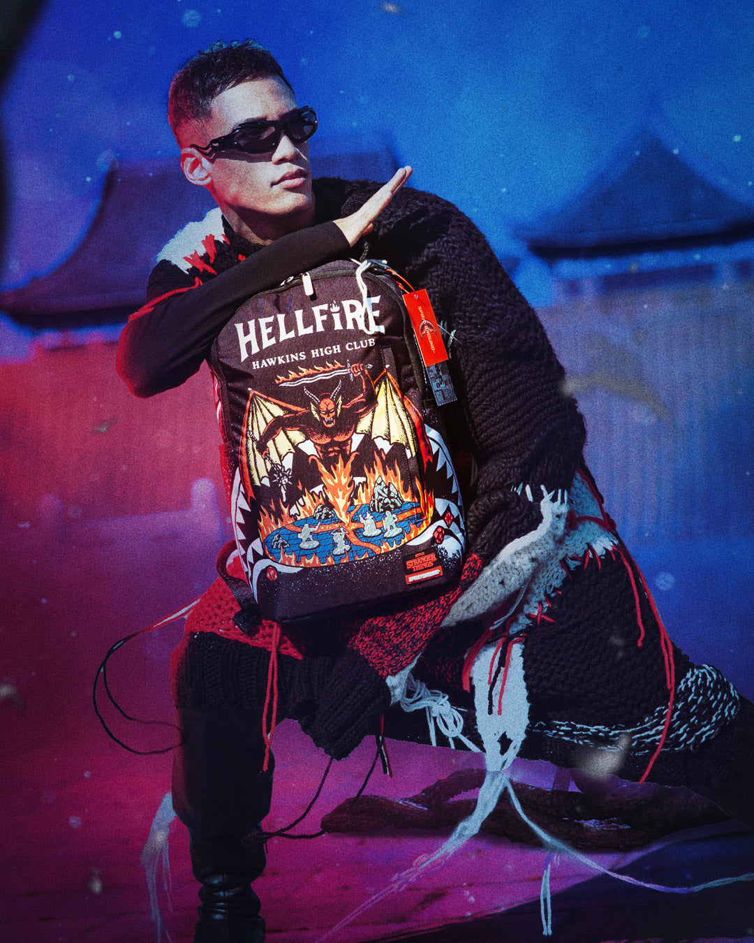 SPRAYGROUND® BACKPACK STRANGER THINGS HELLFIRE BACKPACK