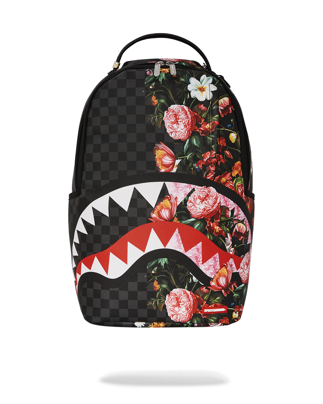 SPRAYGROUND® BACKPACK SPLIT PINK FLORAL CHECK DLXSV BACKPACK