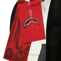SPRAYGROUND® BACKPACK SHARK CENTRAL CLEAR DLXSV BACKPACK (BLACK BACKPANEL)