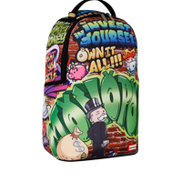 SPRAYGROUND® BACKPACK MONOPOLY GRAFFITI GOLD RUSH DLXR BACKPACK