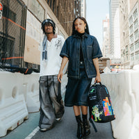 SPRAYGROUND® BACKPACK TETRIS WITH DIABLO AND MONEY BEAR BACKPACK