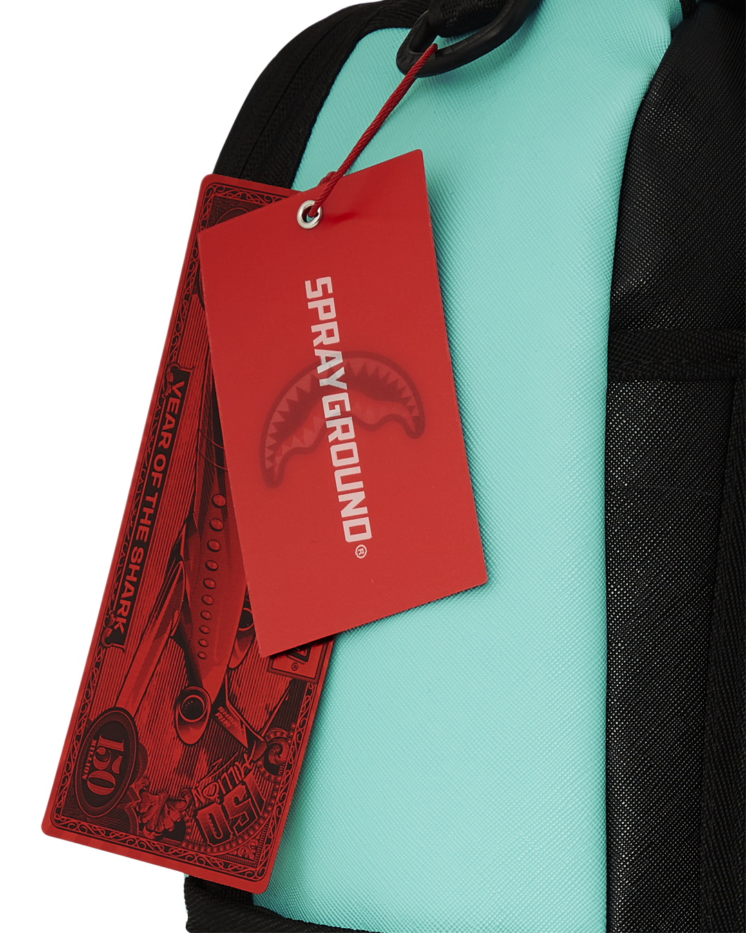 SPRAYGROUND® BACKPACK SHARK CENTRAL AQUA DLXSV BACKPACK