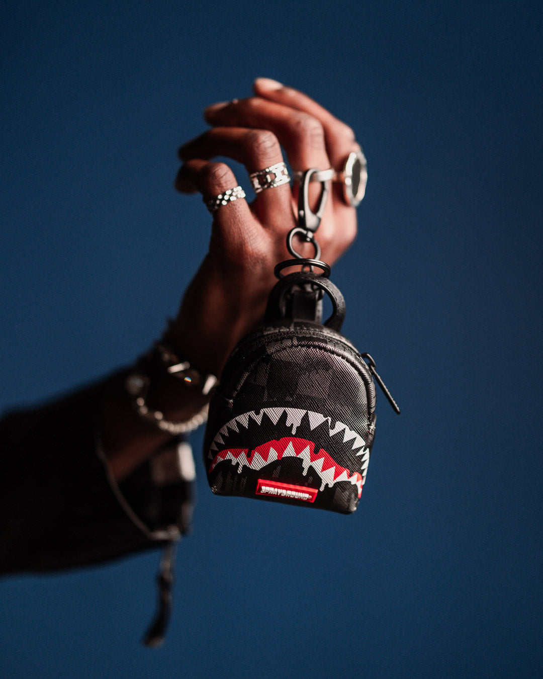 SPRAYGROUND® KEYCHAIN SHARKS IN PARIS THUNDERDRIP BACKPACK KEYCHAIN