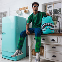 SPRAYGROUND® BACKPACK SHARK CENTRAL AQUA DLXSV BACKPACK
