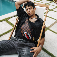 SPRAYGROUND® CROSSBODY SAWTOOTH SHARKS IN PARIS SAVVY CROSSBODY