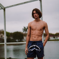 SPRAYGROUND® SWIM MIDNIGHT SHARKS IN PARIS SWIM SHORTS