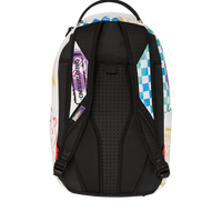 SPRAYGROUND® BACKPACK SHARK CENTRAL STENCILS WHITE DLXSV BACKPACK