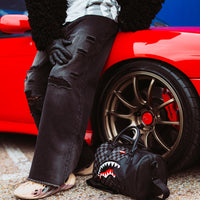 SPRAYGROUND® DUFFLE UNFINISHED SHARK MINI DUFFLE