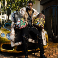 SPRAYGROUND® BACKPACK RICHIE RICH PAINT THE SHARK GOLD BACKPACK