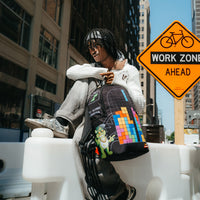 SPRAYGROUND® BACKPACK TETRIS WITH DIABLO AND MONEY BEAR BACKPACK