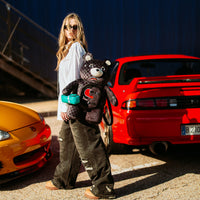 SPRAYGROUND® BACKPACK UNFINISHED SHARK MONEYBEAR TEDDY BEAR BACKPACK