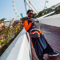 SPRAYGROUND® BACKPACK SHARK CENTRAL DENIM VENOM BACKPACK