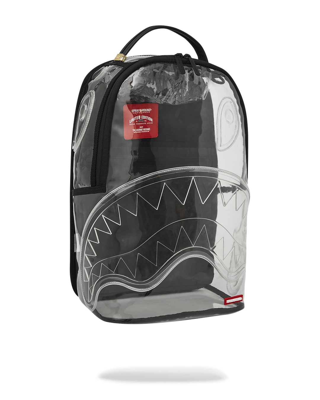 SPRAYGROUND® BACKPACK CLEAR BEAR DLX BACKPACK FABRIC BEAR