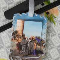 SPRAYGROUND® LUGGAGE A.I. AFRICAN INTELLIGENCE ELEGANT ENERGY FULL SIZE LUGGAGE - SANDFLOWER COLLAB
