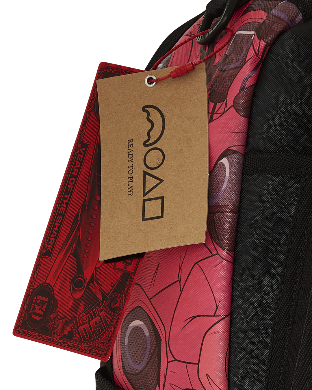 SPRAYGROUND® BACKPACK SQUID GAME FRONT MAN AND WORKERS CRAMMED BACKPACK