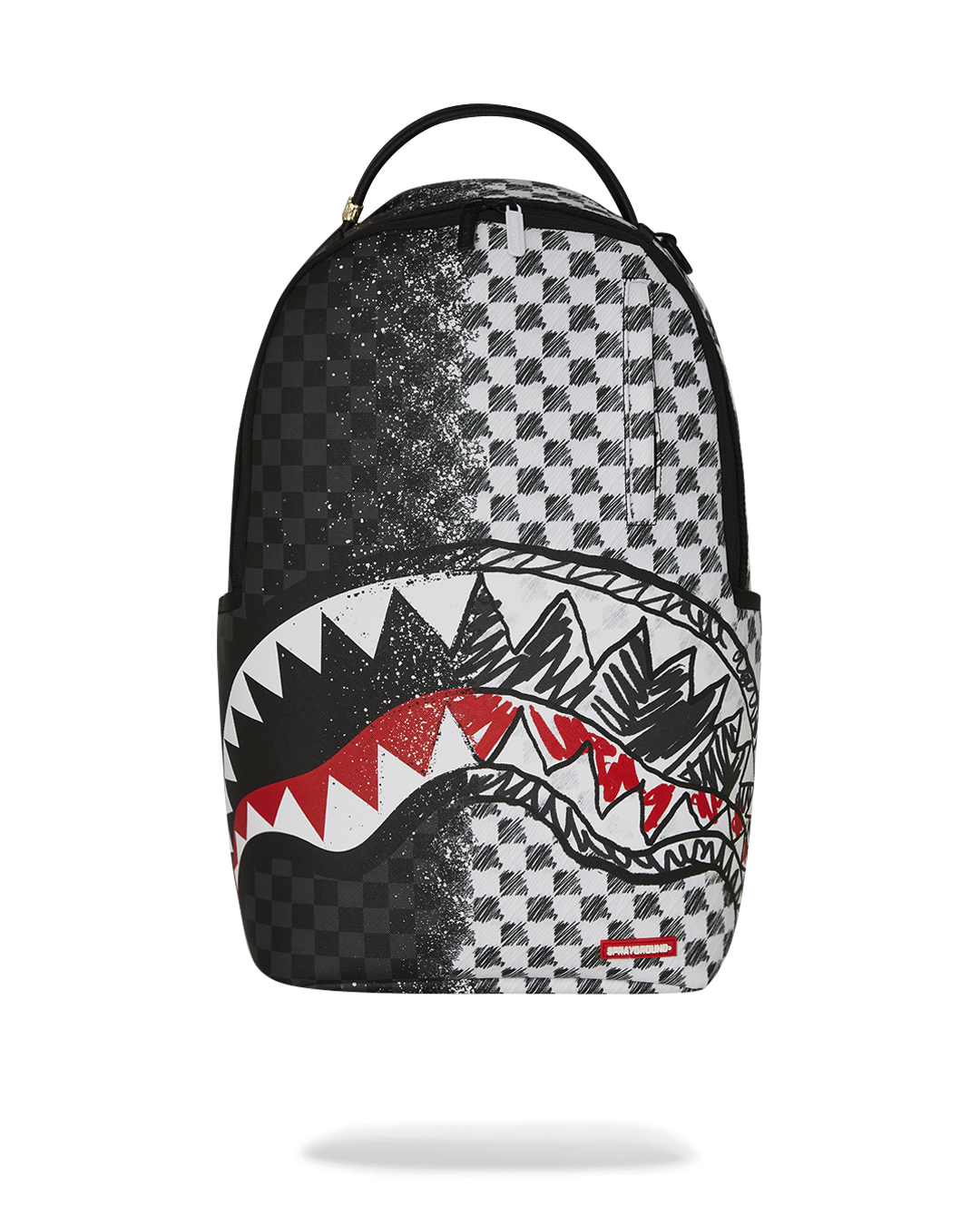 SPRAYGROUND® BACKPACK SCRIBBLE DRIBBLE CHECK BACKPACK
