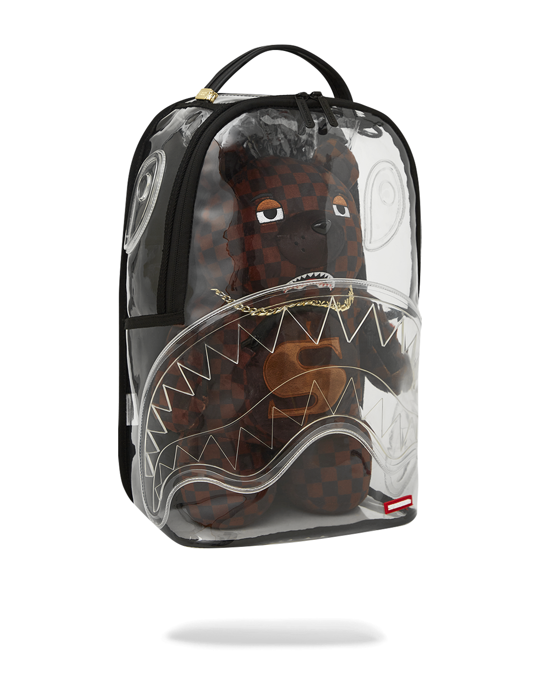 SPRAYGROUND® BACKPACK CLEAR BEAR DLX BACKPACK FABRIC BEAR
