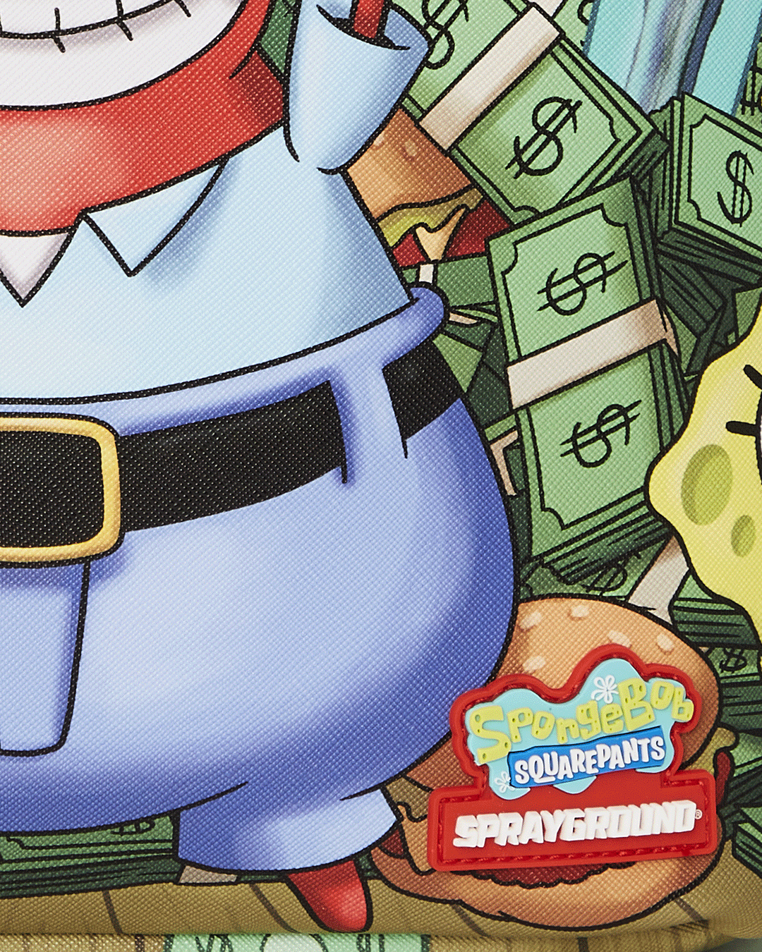 SPRAYGROUND® BACKPACK MONEY UP FOR KRABS DLXSV BACKPACK