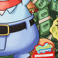 SPRAYGROUND® BACKPACK MONEY UP FOR KRABS DLXSV BACKPACK
