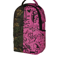 SPRAYGROUND® BACKPACK SPLIT PINK AND CAMO DLX BACKPACK