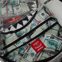 SPRAYGROUND® BACKPACK MONEY PILE DLXS CLEAR BACKPACK