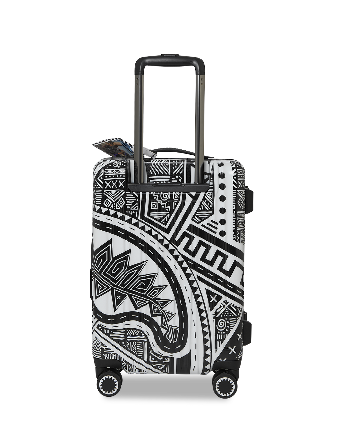 SPRAYGROUND® LUGGAGE A.I. AFRICAN INTELLIGENCE THE SKYHAWK CARRY-ON LUGGAGE - SANDFLOWER COLLAB