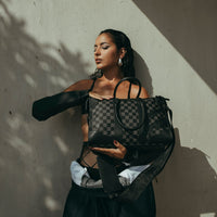 SPRAYGROUND® DUFFLE MIDNIGHT CHATEAU MINI PYRAMID DUFFLE
