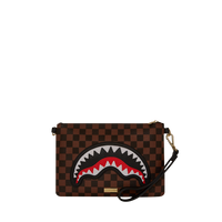 SPRAYGROUND® POUCHETTE SAWTOOTH SHARKS IN PARIS CROSSOVER CLUTCH