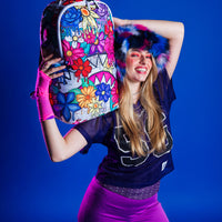 SPRAYGROUND® BACKPACK DRIPPY GRAFFITI FLORAL DLXR BACKPACK