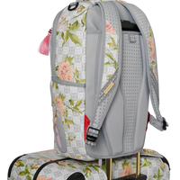 SPRAYGROUND® LUGGAGE A.I. AFRICAN INTELLIGENCE ELEGANT ENERGY FULL SIZE LUGGAGE - SANDFLOWER COLLAB