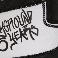 SPRAYGROUND® BACKPACK HELLO MY NAME IS 15 YEARS QUILTED BACKPACK